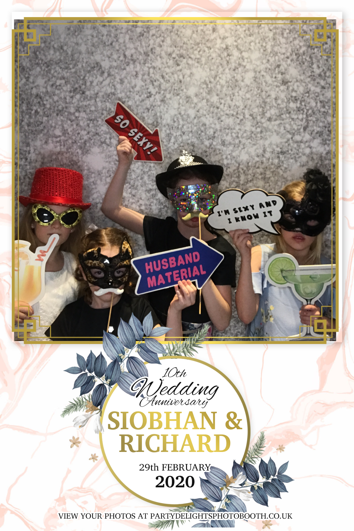 Siobhan and Richards Vow renewal  | View more photos from the event at gallery.partydelightsphotobooth.co.uk/u/PartyDelightsPhotoBooth/Siobhan-and-Richards-Vow-renewal